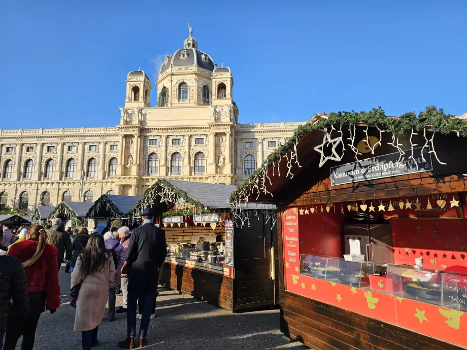 Pasar Natal di Maria-Theresien-Platz