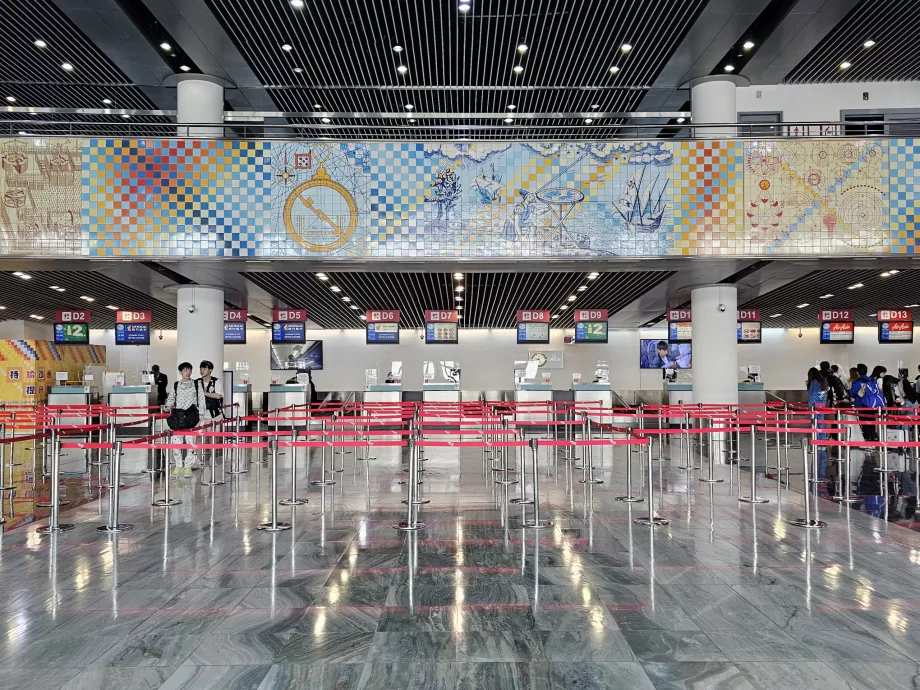 Aula keberangkatan Bandara Makau