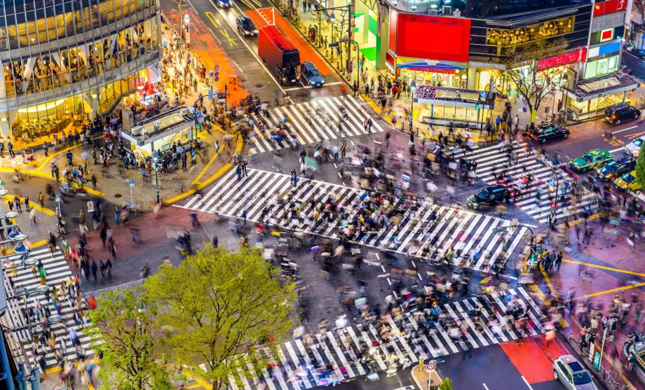 Persimpangan jalan di Tokyo