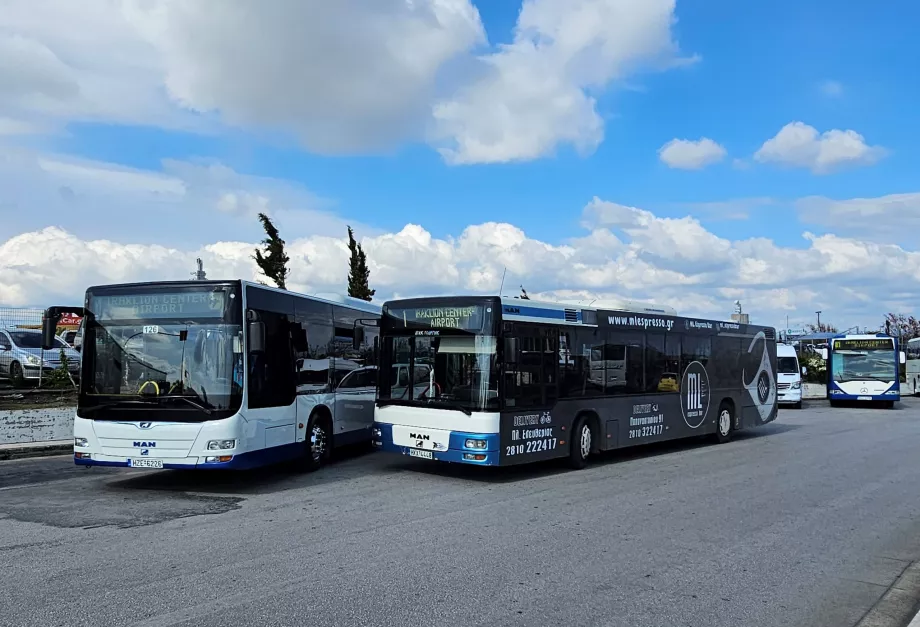 Bus angkutan umum Heraklion