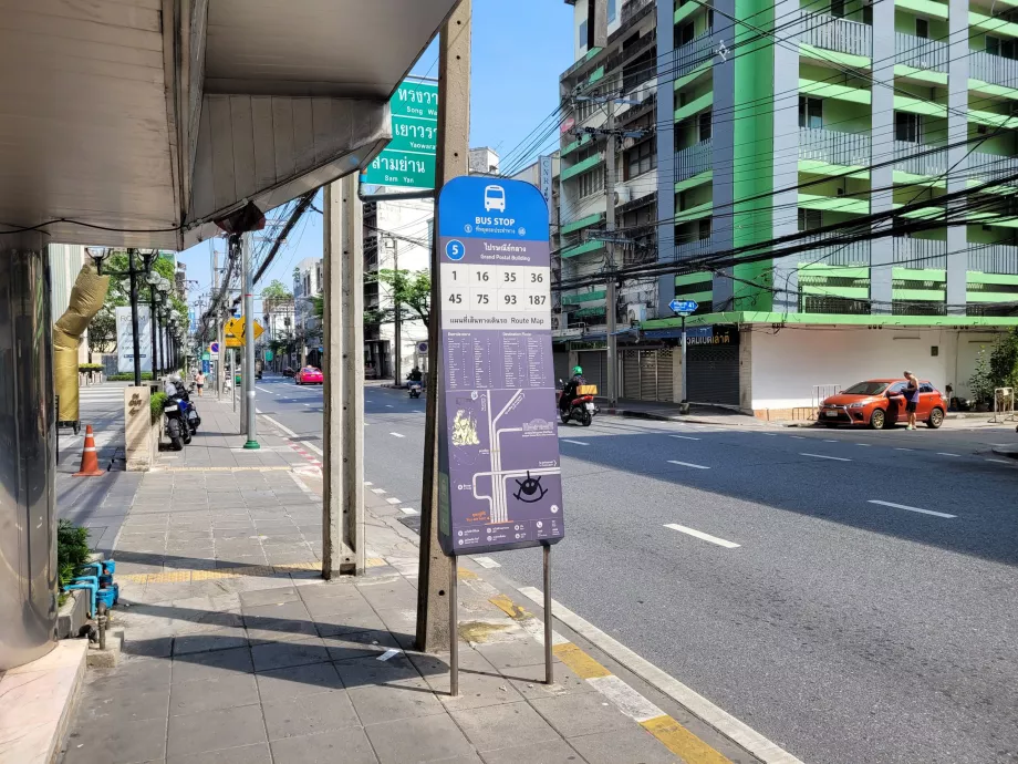 Less busy bus stop