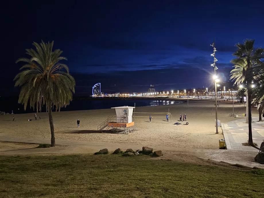 Pantai Malam Barceloneta