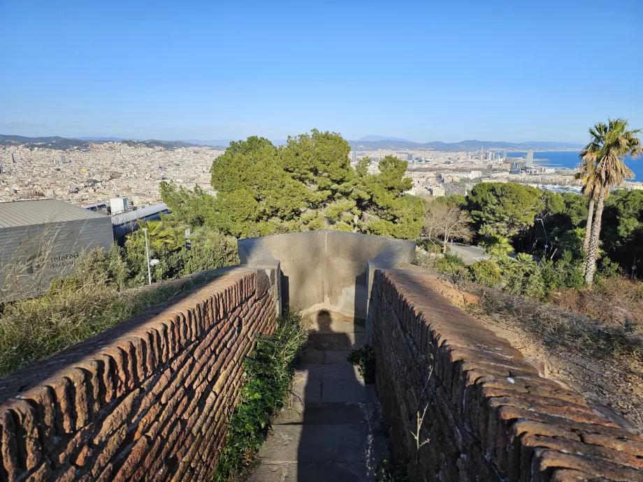 Castell de Montjuic, pemandangan