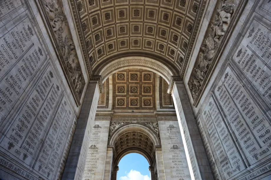 Langit-langit Arc de Triomphe