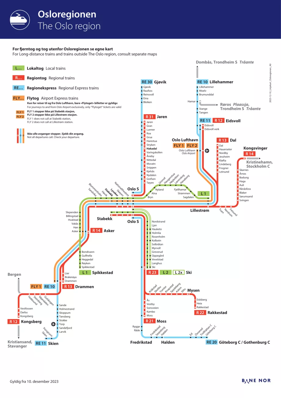 Kereta api Oslo