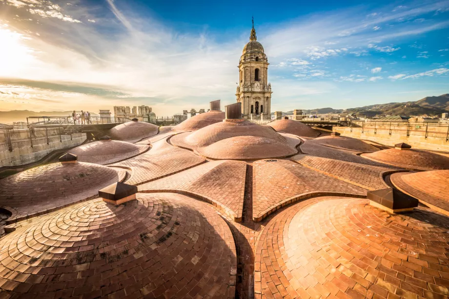 Mengunjungi atap katedral