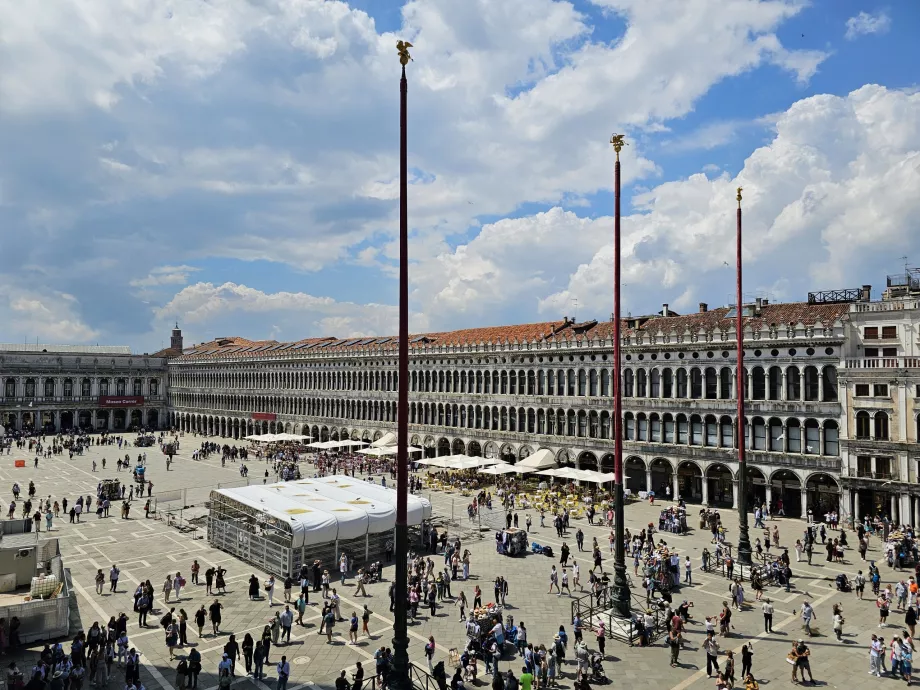 Piazza San Marco, pemandangan dari galeri