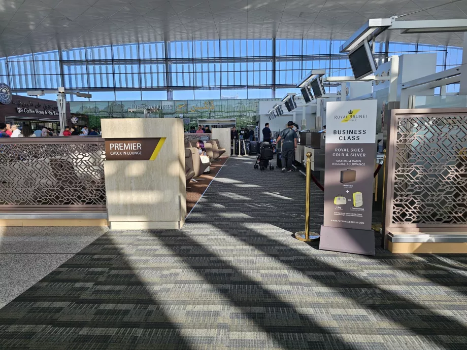 Check-in di bandara, Royal Brunei