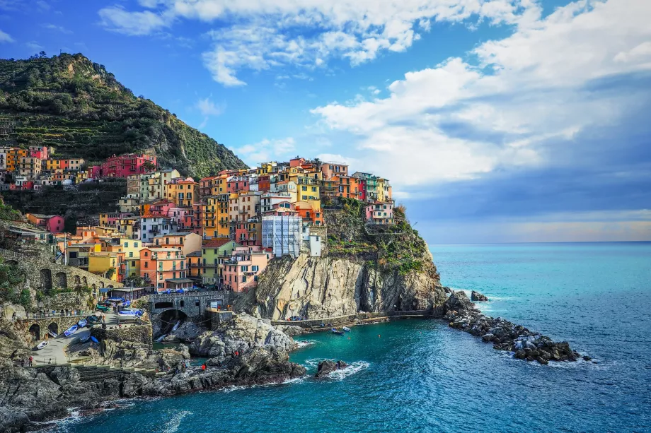 Manarola di siang hari