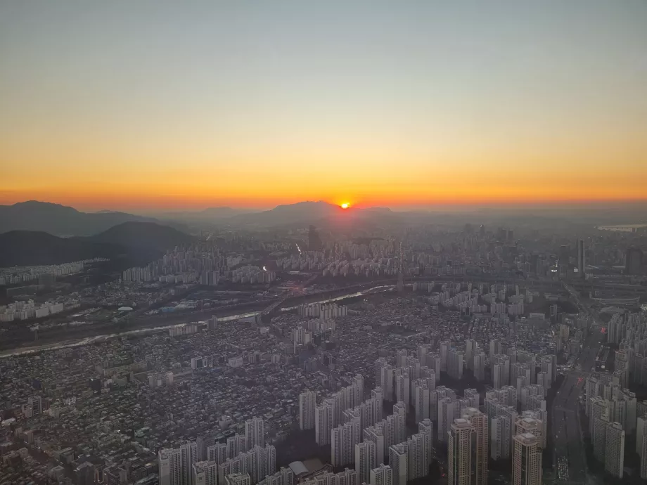 View from Lotte World Tower