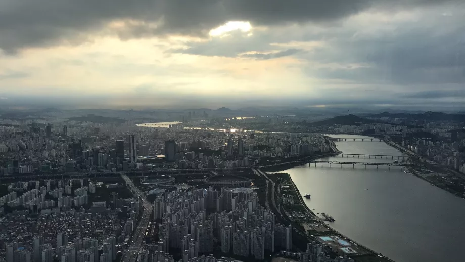 View from Lotte World Tower