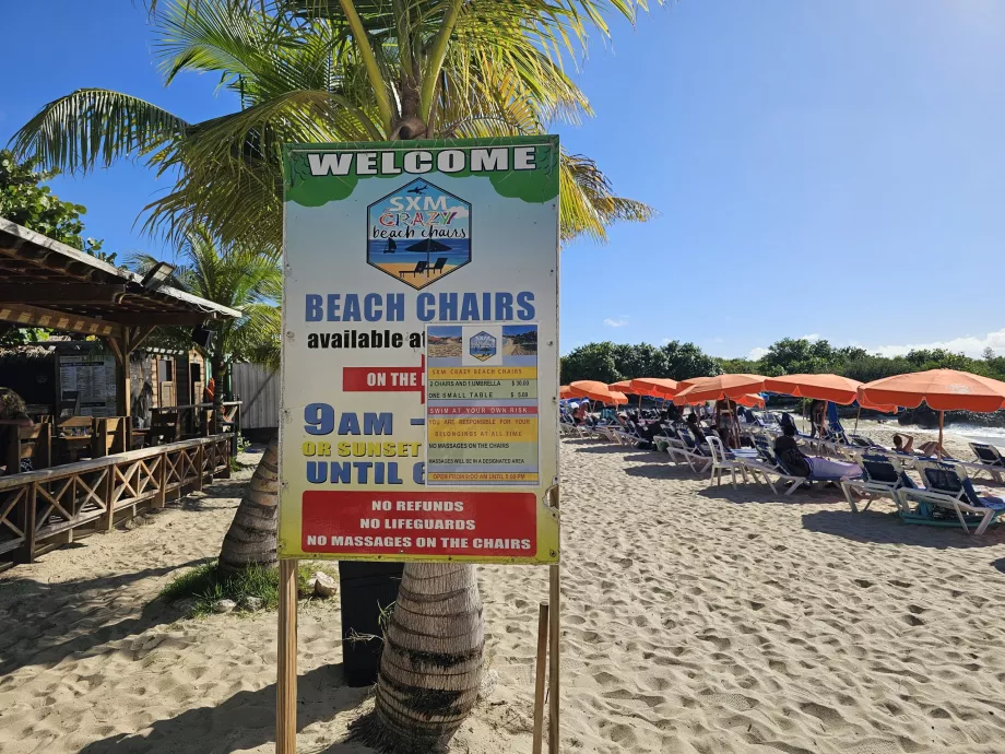 Harga kursi geladak di pantai