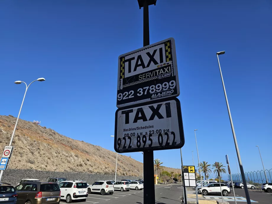 Nomor telepon untuk Taxi Gomera