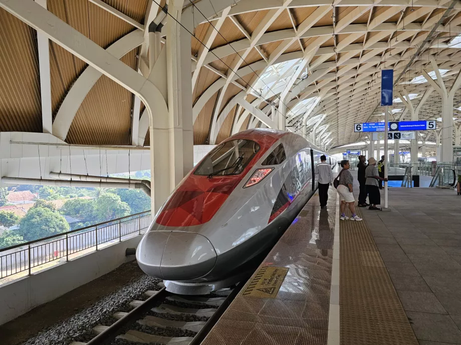 Stasiun Halim, kereta api berkecepatan tinggi