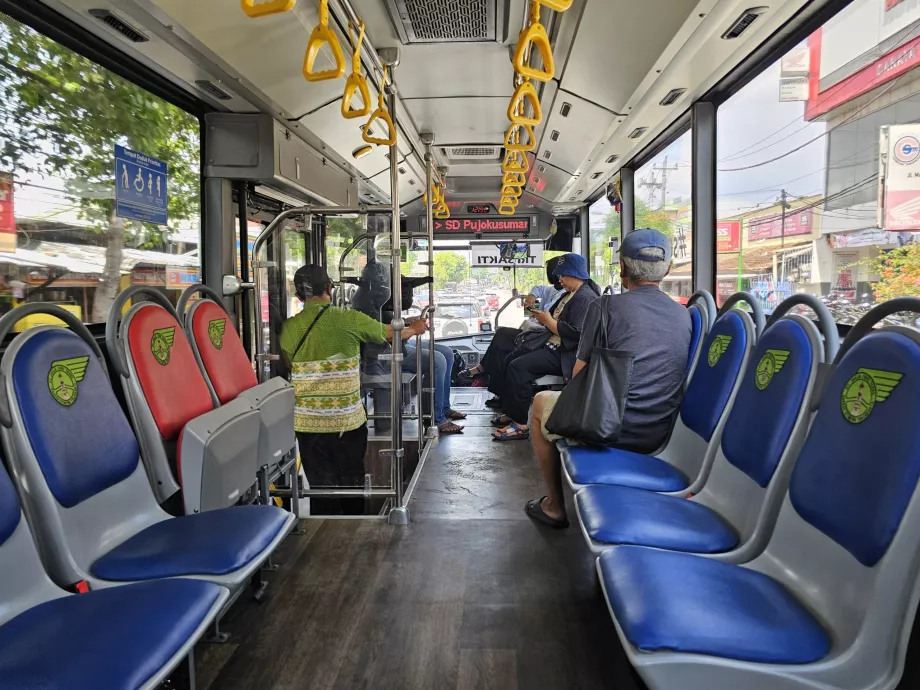 Interior bus TransJogja