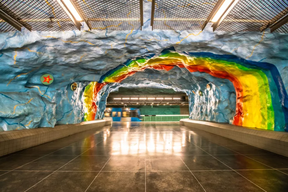 Metro artistik di Stockholm