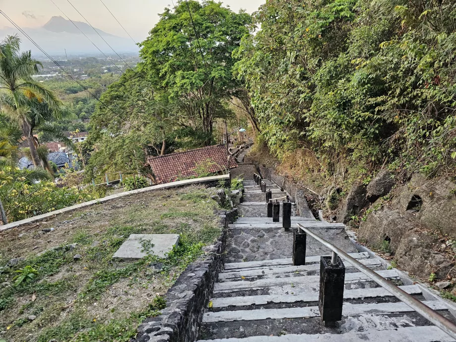 Tangga dari Istana Ratu Boko