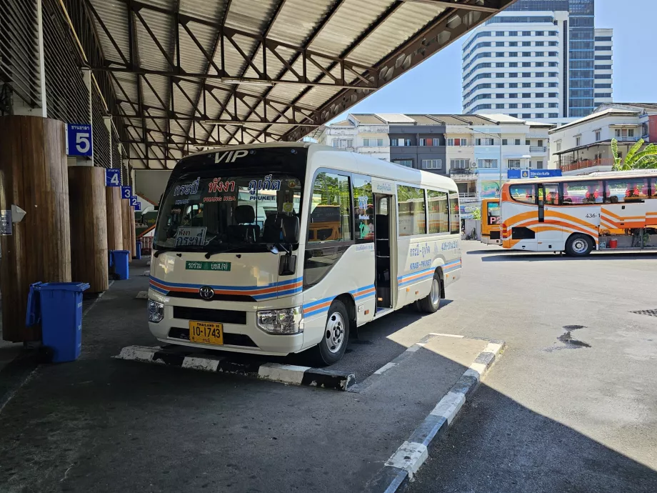 Bus ke Krabi dari Terminal Bus 1, Kota Phuket