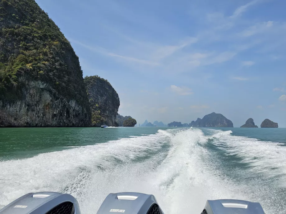 Perjalanan dengan perahu, Phuket