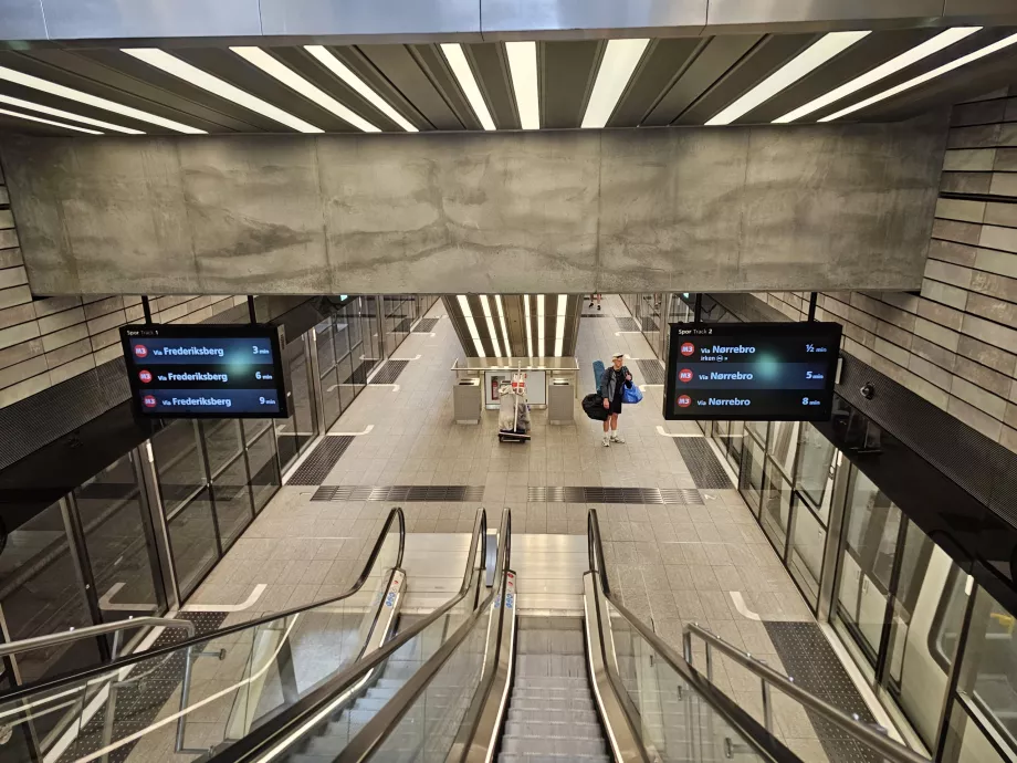 Stasiun metro di Kopenhagen