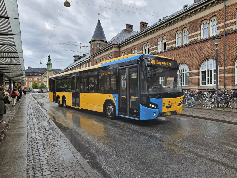 Bus angkutan umum di Kopenhagen