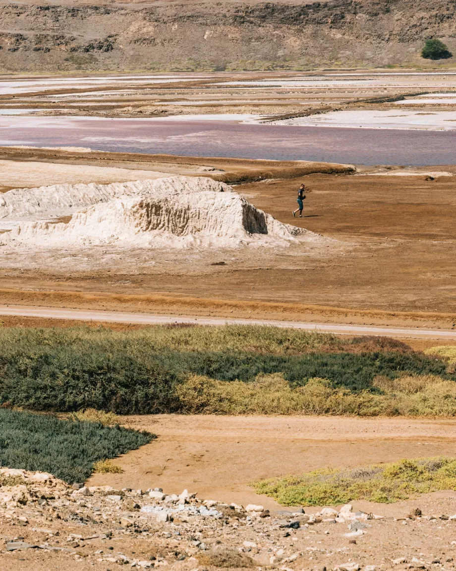 Pemandangan Salinas de Pedra Lume