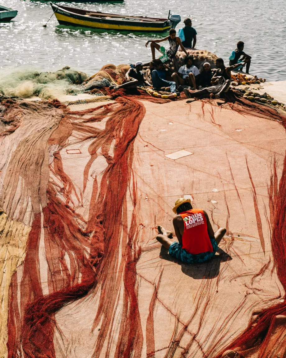 Jaring ikan di Palmeira