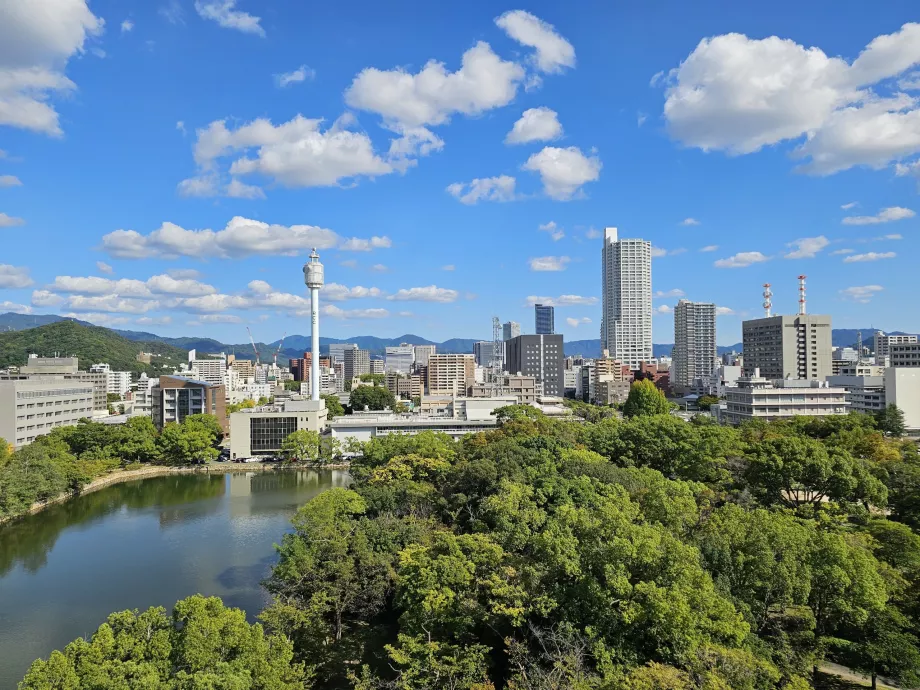 Pemandangan dari Kastil Hiroshima