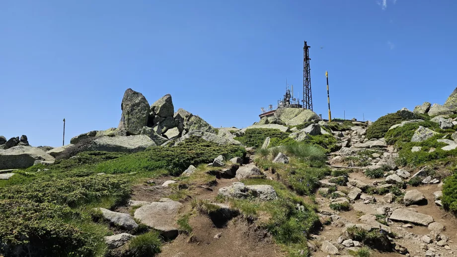 Puncak tertinggi Pegunungan Vitosha - "Cherni vrh"