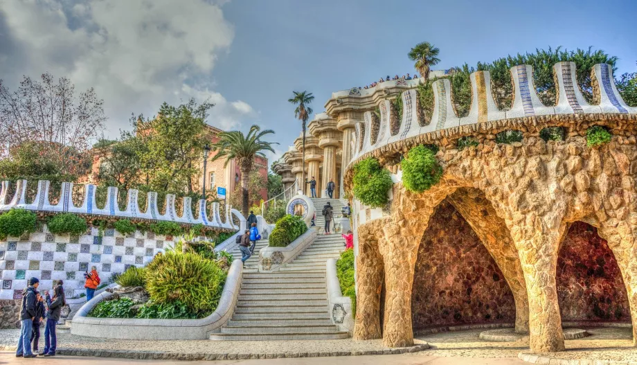 Pintu masuk ke Park Güell