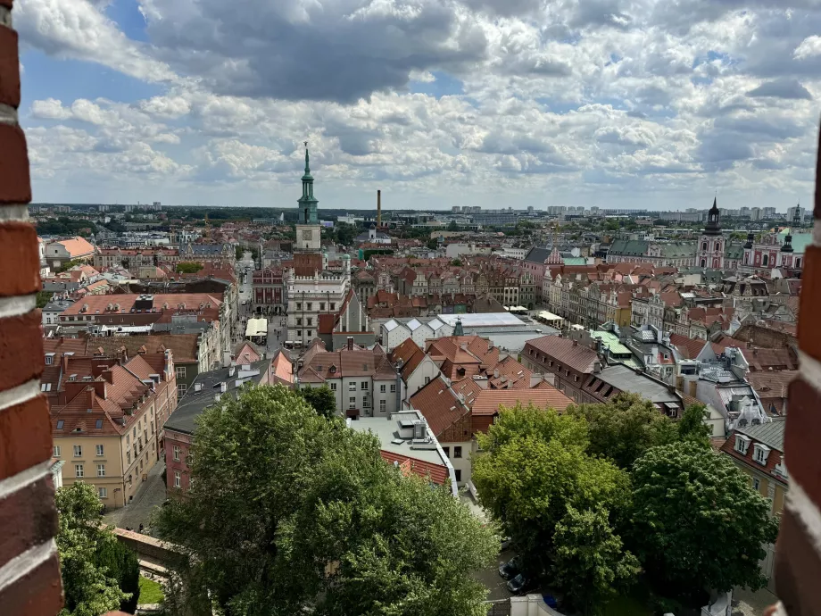 Pemandangan dari Kastil Kerajaan di Poznan